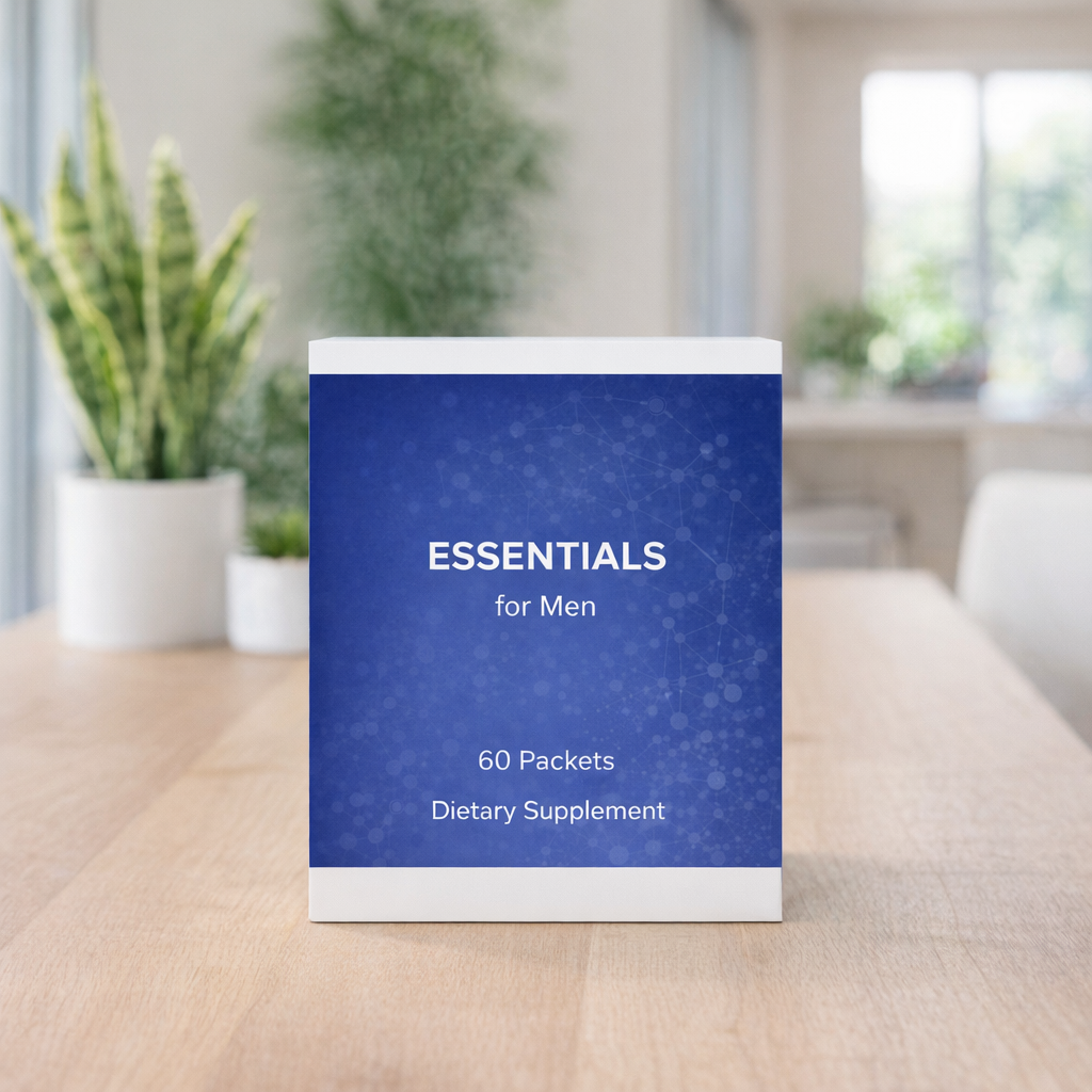 Essentials for for Men 60PK (Multi, Omega, Bone, CoQ10)