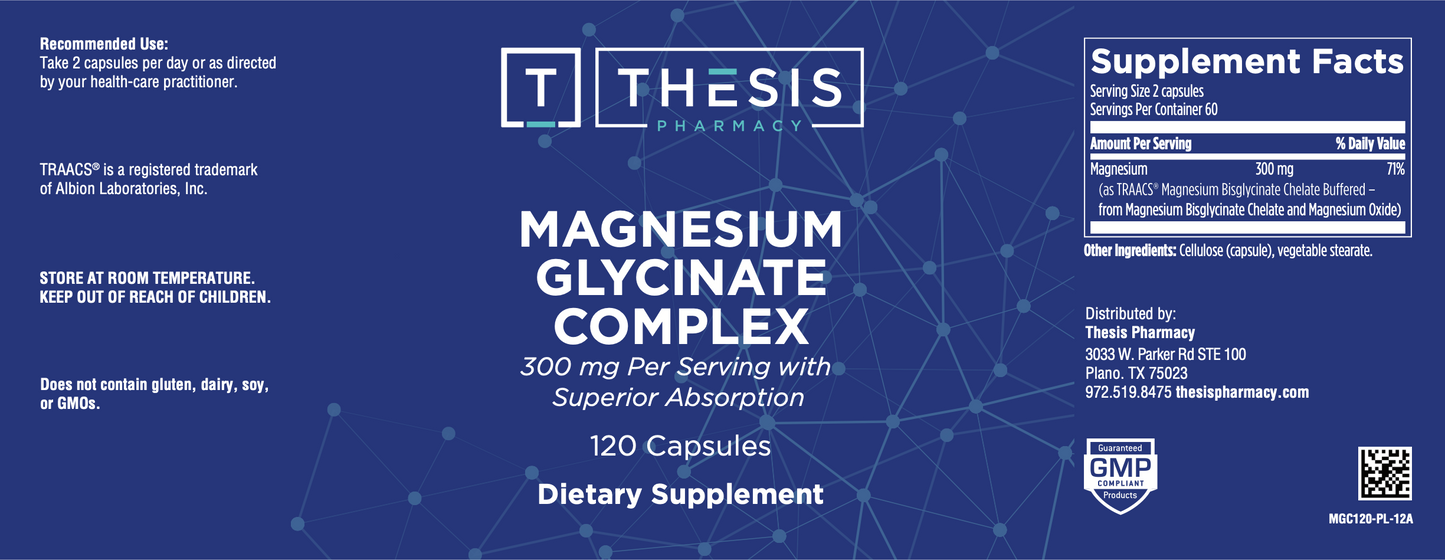 Thesis Magnesium Glycinate Complex 120CT