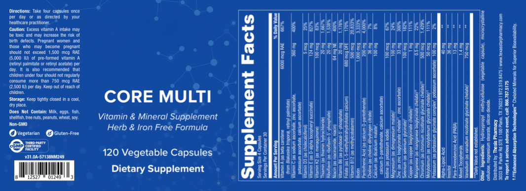 Core Plus Tablets Products – Thesis Pharmacy